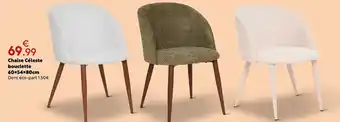 Maxi Bazar Chaise Céleste bouclette offre
