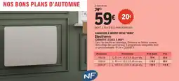 E.Leclerc Jardi Radiateur à inertie sèche irina offre