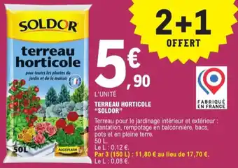 E.Leclerc Jardi Terreau horticole soldor offre