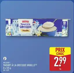 ALDI MILSANI Yaourt à la grecque vanille offre