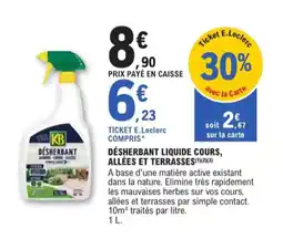 E.Leclerc Jardi Désherbant liquide cours, allées et terrasses offre