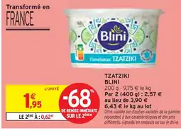 Intermarché BLINI Tzatziki offre