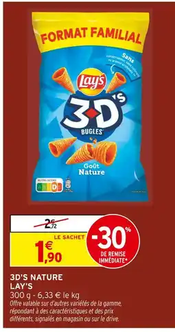 Intermarché LAY'S 3D'S Nature offre