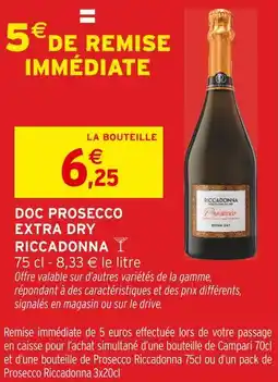 Intermarché RICCADONNA DOC Prosecco Extra Dry offre