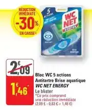 G20 Wc net - bloc wc 5 actions antitartre brise aquatique offre