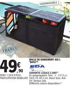 E.Leclerc Jardi Malle de rangement offre