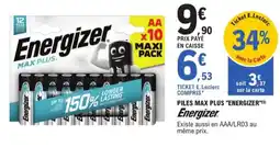 E.Leclerc Jardi Piles max plus energizer offre
