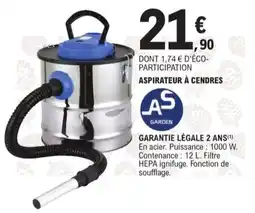 E.Leclerc Jardi Aspirateur à cendres offre