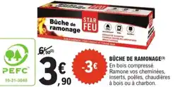 E.Leclerc Jardi Bûche de ramonage offre