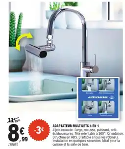 E.Leclerc Jardi Adaptateur multijets 4 en 1 offre