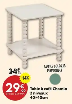 Maxi Bazar Table à café Chamlo offre