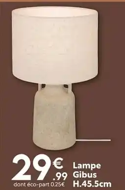 Maxi Bazar Lampe Gibus offre