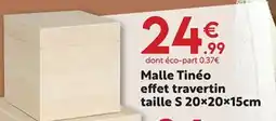 Maxi Bazar Malle Tinéo effet travertin taille s offre