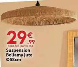 Maxi Bazar Suspension Bellamy jute offre