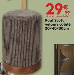 Maxi Bazar Pouf Scott offre