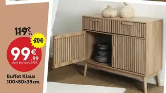 Maxi Bazar Buffet Klaus offre