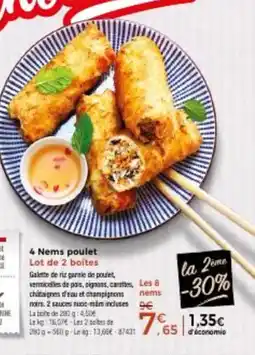 Thiriet 4 Nems poulet offre