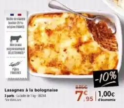 Thiriet Lasagnes à la bolognaise offre