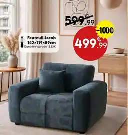 Maxi Bazar Fauteuil Jacob Dont éco-part de 13.33€ offre