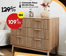 Maxi Bazar Commode Klaus offre