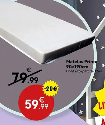 Maxi Bazar Matelas Primo offre