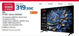 Costco TCL TV 50" 50T69C offre