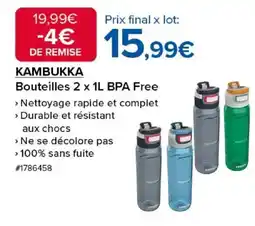 Costco KAMBUKKA Bouteilles offre