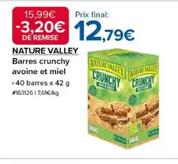 Costco NATURE VALLEY Barres crunchy avoine et miel offre