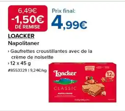 Costco LOACKER Napolitaner offre
