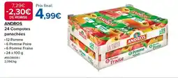 Costco ANDROS 24 Compotes panachées offre