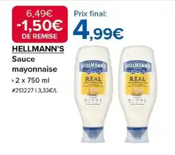 Costco HELLMANN'S Sauce mayonnaise offre