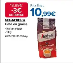Costco SEGAFREDO Café en grains offre