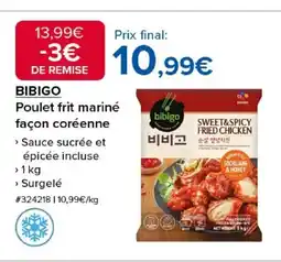 Costco BIBIGO Poulet frit mariné façon coréenne offre
