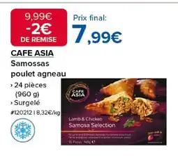 Costco CAFE ASIA Samossas poulet agneau offre