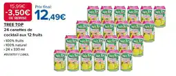 Costco TREE TOP 24 canettes de cocktail aux 12 fruits offre