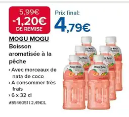 Costco MOGU MOGU Boisson aromatisée à la pêche offre