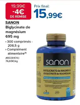 Costco SANON Biglycinate de magnésium offre