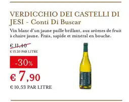 Eataly CONTI DI BUSCAR Verdicchio dei castelli di jesi offre