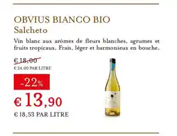 Eataly SALCHETO Obvius bianco bio offre