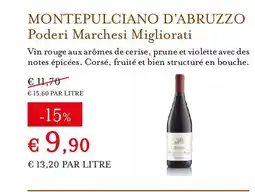 Eataly PODERI MARCHESI MIGLIORATI Montepulciano d'abruzzo offre