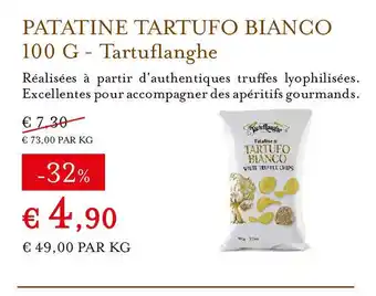 Eataly TARTUFLANGHE Patatine tartufo bianco offre