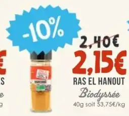 Naturalia BIODYSSÉE Ras el hanout offre