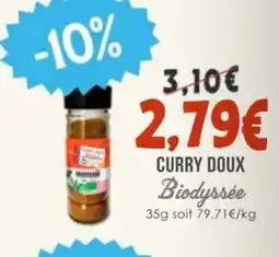 Naturalia BIODYSSÉE Curry doux offre