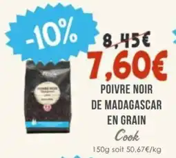 Naturalia COOK Poivre noir de madagascar en grain offre