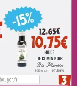 Naturalia BIO PLANÈTE Huile de cumin noir offre