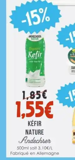 Naturalia ANDECHSER Kéfir nature offre