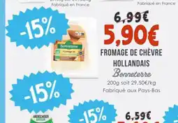 Naturalia BONNETERRE Fromage de chèvre hollandais offre