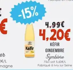 Naturalia SYMBIOSE Kéfir gingembre offre
