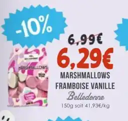 Naturalia BELLEDONNE Marshmallows framboise vanille offre