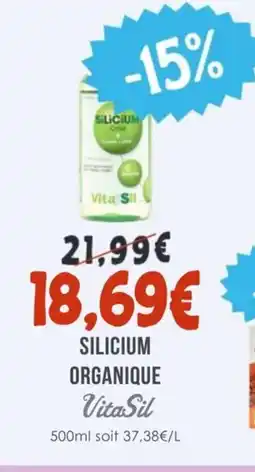 Naturalia VITASL Silicium organique offre
